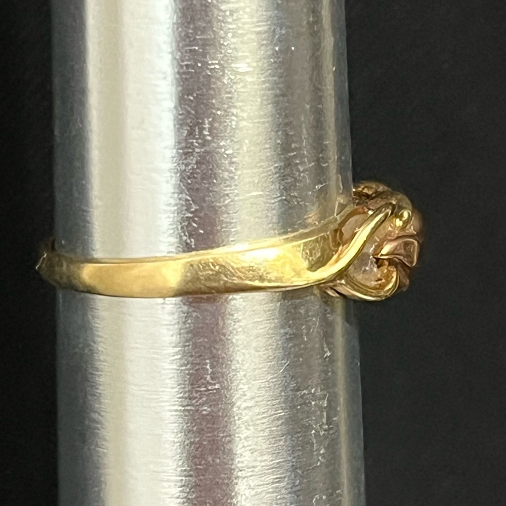 10 K VG  BRAIDED RING - Picture 3 of 4